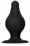 Черная анальная втулка Spade S - 8 см. фото 1 — pink-kiss