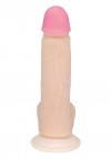 Реалистичный фаллоимитатор в упаковке-плёнке - 16,5 см. фото 2 — pink-kiss