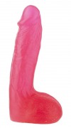 Розовый фаллоимитатор XSKIN 7 PVC DONG - 18 см. фото 1 — pink-kiss