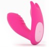 Розовый вагинально-клиторальный стимулятор MAGIC EIDOLON фото 1 — pink-kiss