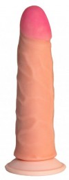 Реалистичный телесный фаллоимитатор с присоской №69 - 17 см. фото 1 — pink-kiss