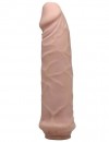 Телесный фаллоимитатор из реалистичного материала ультраскин - 17 см. фото 1 — pink-kiss