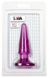 Фиолетовая анальная пробка BUTT PLUG - 9,5 см. фото 4 — pink-kiss