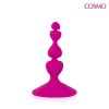 Ярко-розовый анальный стимулятор COSMO - 8 см. фото 1 — pink-kiss