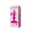 Ярко-розовый анальный стимулятор COSMO - 8 см. фото 3 — pink-kiss
