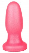 Овальная анальная пробочка розового цвета - 11,5 см. фото 1 — pink-kiss