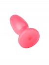 Овальная анальная пробочка розового цвета - 11,5 см. фото 2 — pink-kiss