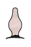 Черная анальная втулка Spade M - 10 см. фото 3 — pink-kiss