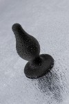 Черная анальная втулка Spade M - 10 см. фото 10 — pink-kiss