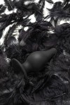 Черная анальная втулка Spade M - 10 см. фото 11 — pink-kiss