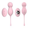 Нежно-розовые вагинальные шарики VAVA с пультом ДУ фото 5 — pink-kiss
