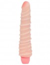 Гнущийся вибратор со спиралевидным рельефом - 19,8 см. фото 1 — pink-kiss