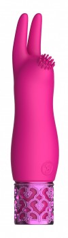 Розовая перезаряжаемая вибпоруля Elegance - 11,8 см. фото 1 — pink-kiss