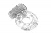 Прозрачное эрекционное кольцо с вибрацией Rings Axle-pin фото 2 — pink-kiss