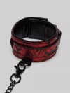 Красно-черные оковы Reversible Faux Leather Ankle Cuffs фото 2 — pink-kiss