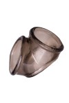 Дымчатое эрекционное кольцо с фиксацией мошонки фото 2 — pink-kiss