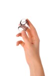 Дымчатое эрекционное кольцо с фиксацией мошонки фото 7 — pink-kiss