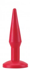 Красная анальная втулка Pure - 11,5 см. фото 1 — pink-kiss