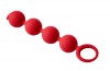 Бордовая анальная цепочка Appulse - 15 см. фото 2 — pink-kiss