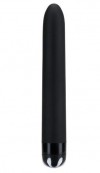 Черный гладкий вибромассажер Aqua Silk - 15,5 см. фото 1 — pink-kiss