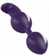 Фиолетово-белые анальные шарики B Balls Duo - 12,5 см. фото 2 — pink-kiss