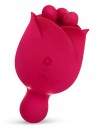 Малиновый клиторальный вибростимулятор-бутон - 10,6 см. фото 1 — pink-kiss