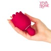 Малиновый клиторальный вибростимулятор-бутон - 10,6 см. фото 5 — pink-kiss