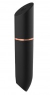 Черная перезаряжаемая вибропуля Rocket со скошенным кончиком фото 1 — pink-kiss