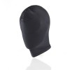 Черный текстильный шлем без прорезей для глаз фото 1 — pink-kiss