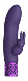 Фиолетовый мини-вибратор Dazzling - 11,8 см. фото 1 — pink-kiss