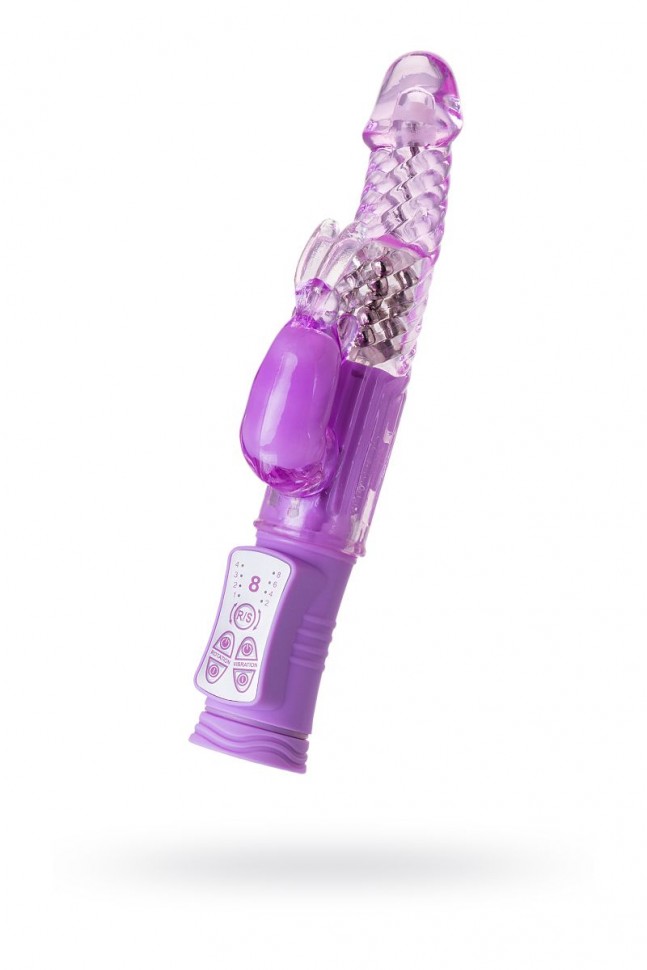 Фиолетовый вибратор High-Tech fantasy - 22,5 см. фото 1 — pink-kiss