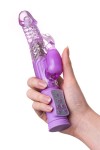 Фиолетовый вибратор High-Tech fantasy - 22,5 см. фото 7 — pink-kiss