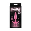 Розовая анальная пробка Firefly Prince Small - 10,9 см. фото 2 — pink-kiss