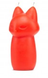 Красная БДСМ-свеча в форме злой кошки Fox Drip Candle фото 1 — pink-kiss