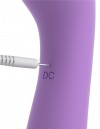 Фиолетовый двусторонний вибростимулятор Duo Wand Massage-Her - 19,6 см. фото 5 — pink-kiss