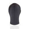 Черный текстильный шлем с прорезью для рта фото 2 — pink-kiss