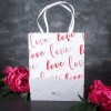 Ламинированный пакет "Любовь" - 31 х 13 х 24 см. фото 2 — pink-kiss