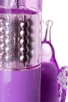 Фиолетовый вибратор High-Tech fantasy с бабочкой для клитора - 22,4 см. фото 13 — pink-kiss