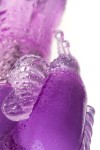 Фиолетовый вибратор High-Tech fantasy с бабочкой для клитора - 22,4 см. фото 14 — pink-kiss
