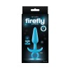 Голубая анальная пробка Firefly Prince Small - 10,9 см. фото 2 — pink-kiss