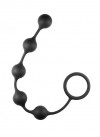 Чёрная анальная цепочка Classic Anal Beads - 31,5 см. фото 1 — pink-kiss