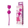 Ярко-розовые вагинальные шарики с ушками Cosmo фото 2 — pink-kiss
