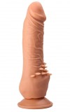 Фаллоимитатор на присоске с шипами для массажа клитора - 17,8 см. фото 1 — pink-kiss