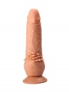 Фаллоимитатор на присоске с шипами для массажа клитора - 17,8 см. фото 5 — pink-kiss