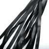 Черная плеть из эко-кожи с витой ручкой - 55 см. фото 3 — pink-kiss