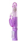 Фиолетовый хай-тек вибратор High-Tech fantasy с вращением бусин - 24,5 см. фото 3 — pink-kiss