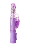 Фиолетовый хай-тек вибратор High-Tech fantasy с вращением бусин - 24,5 см. фото 5 — pink-kiss