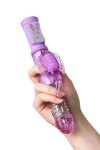 Фиолетовый хай-тек вибратор High-Tech fantasy с вращением бусин - 24,5 см. фото 6 — pink-kiss