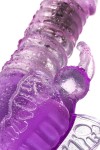Фиолетовый хай-тек вибратор High-Tech fantasy с вращением бусин - 24,5 см. фото 13 — pink-kiss