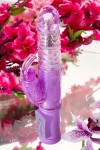 Фиолетовый хай-тек вибратор High-Tech fantasy с вращением бусин - 24,5 см. фото 15 — pink-kiss